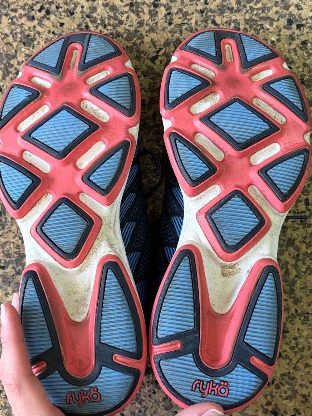Ryka Dominion Women’s Walking Shoes Navy Pink Size 9.5 - Picture 7 of 9